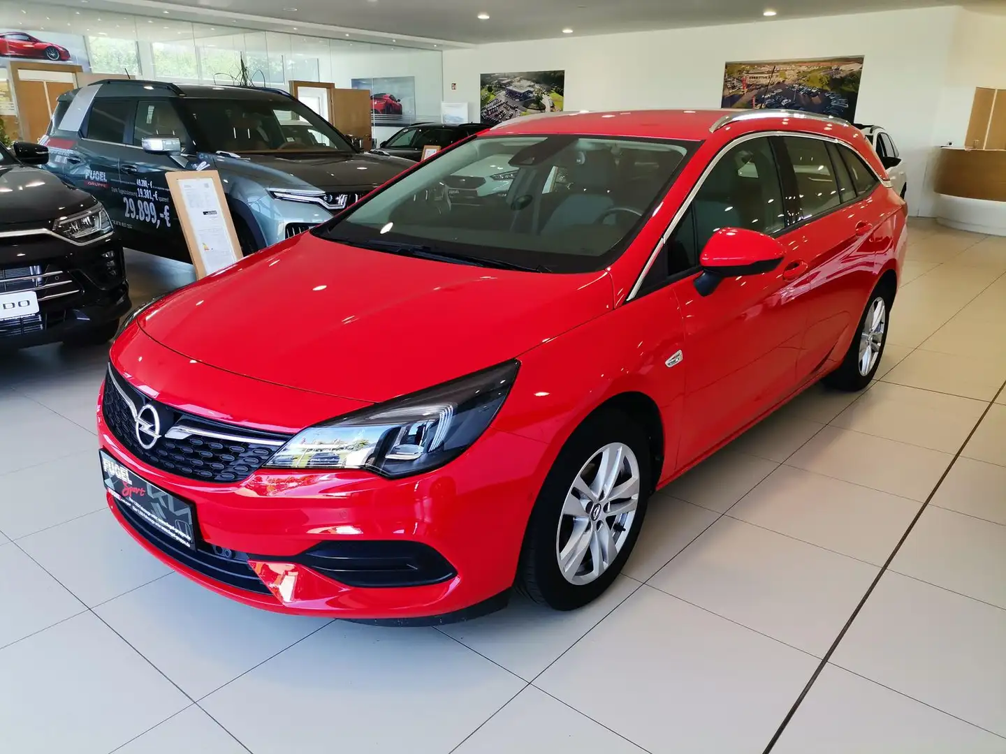 Opel Astra K Sports Tourer Elegance LED|RFK|SHZ|ACC Rood - 2