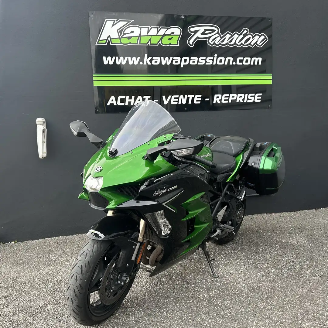 Kawasaki Ninja H2 zelena - 1
