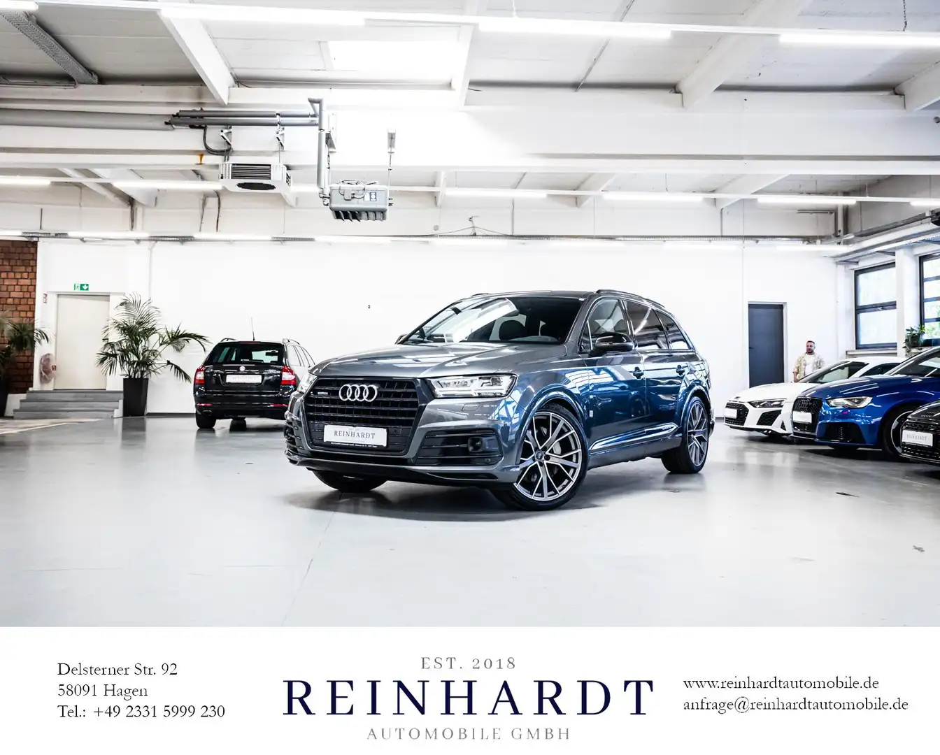 Audi Q7 3.0TDi Q 2x S LINE BLACK 22Z./ACC/PANO/BOSE Grau - 1