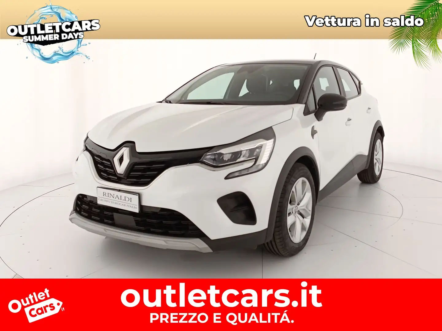 Renault Captur 1.6 e-tech hybrid zen 145cv auto Bianco - 1