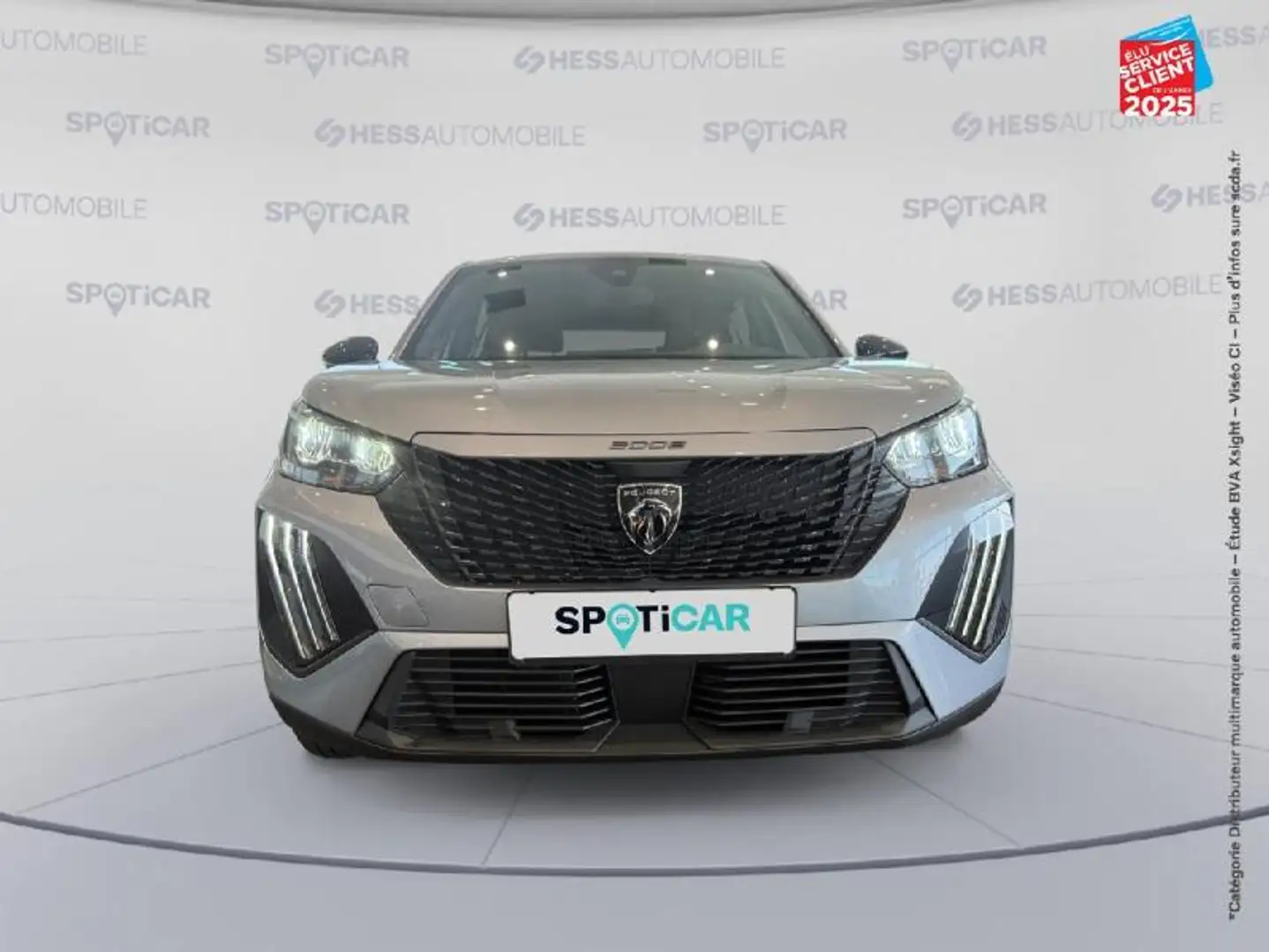 Peugeot 2008 1.2 Hybrid 136ch Style e-DCS6 Gris - 2
