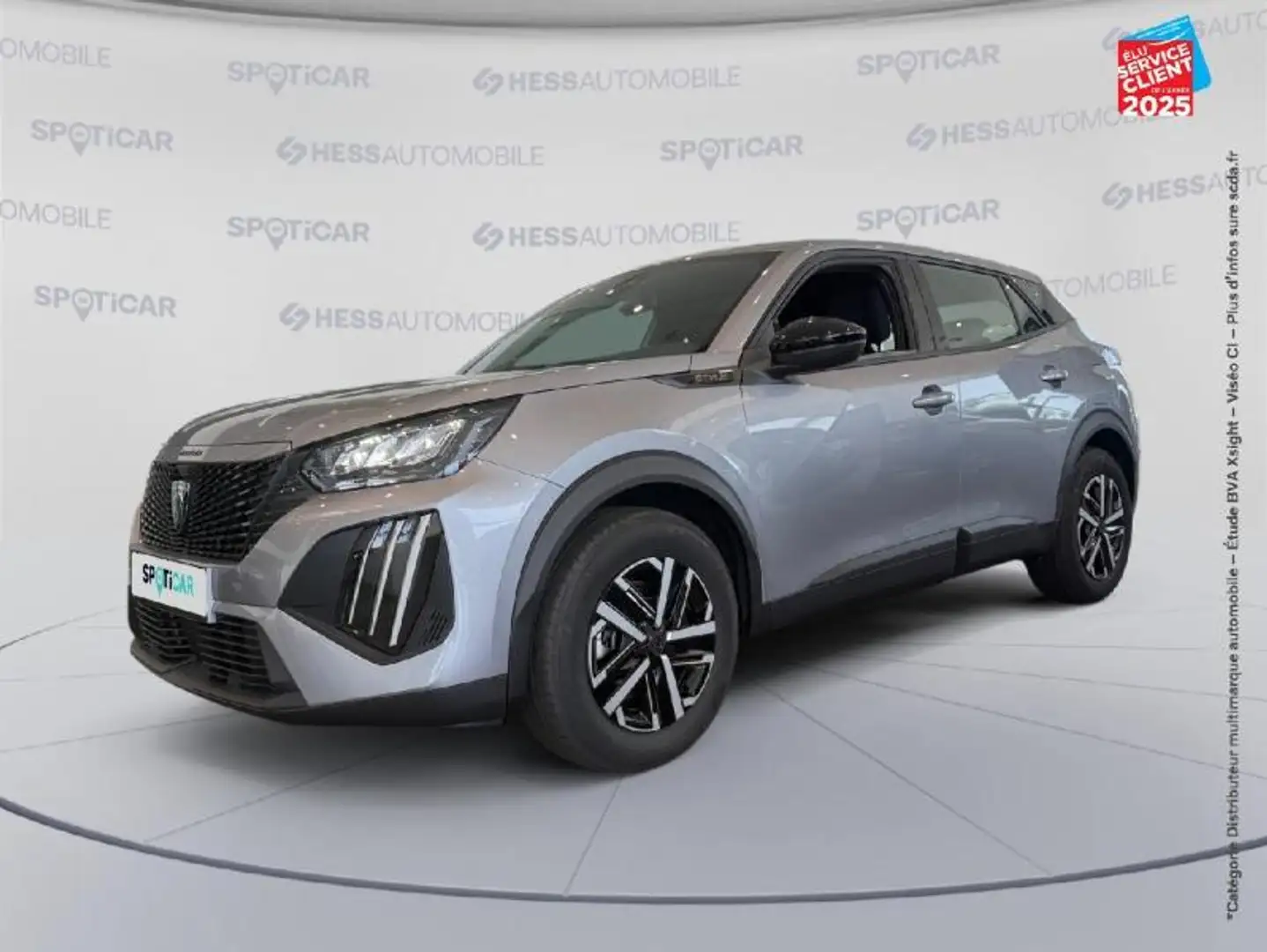 Peugeot 2008 1.2 Hybrid 136ch Style e-DCS6 Gris - 1
