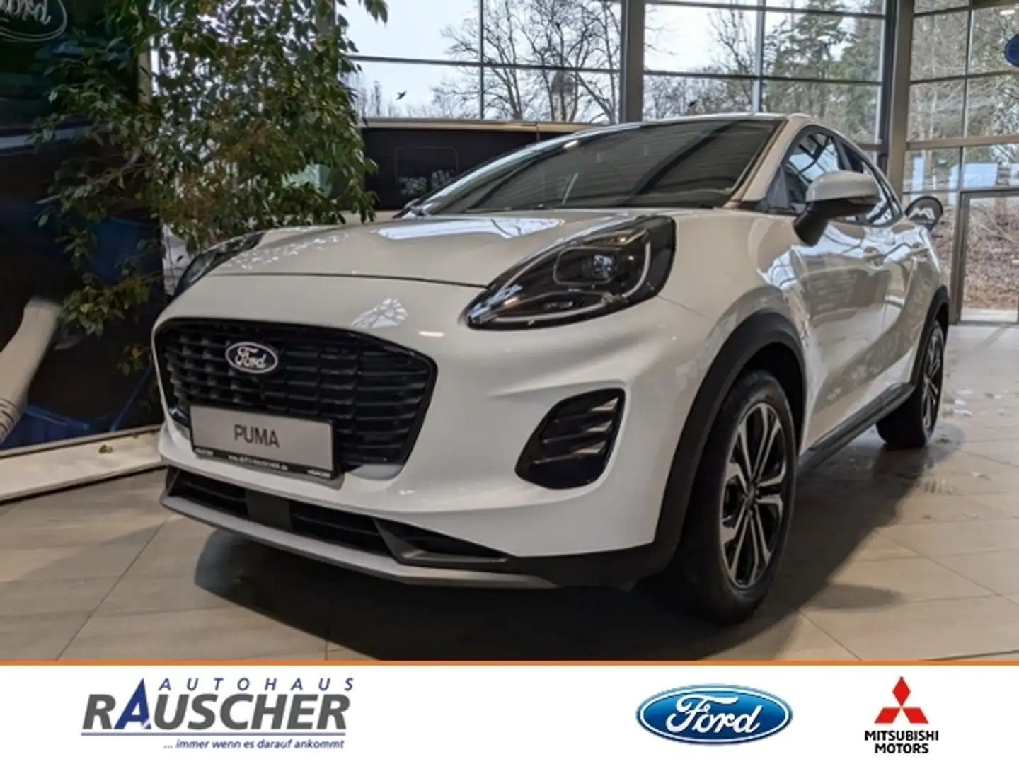 Ford Puma 1.0l MHEV 92 kW Titanium Weiß - 1