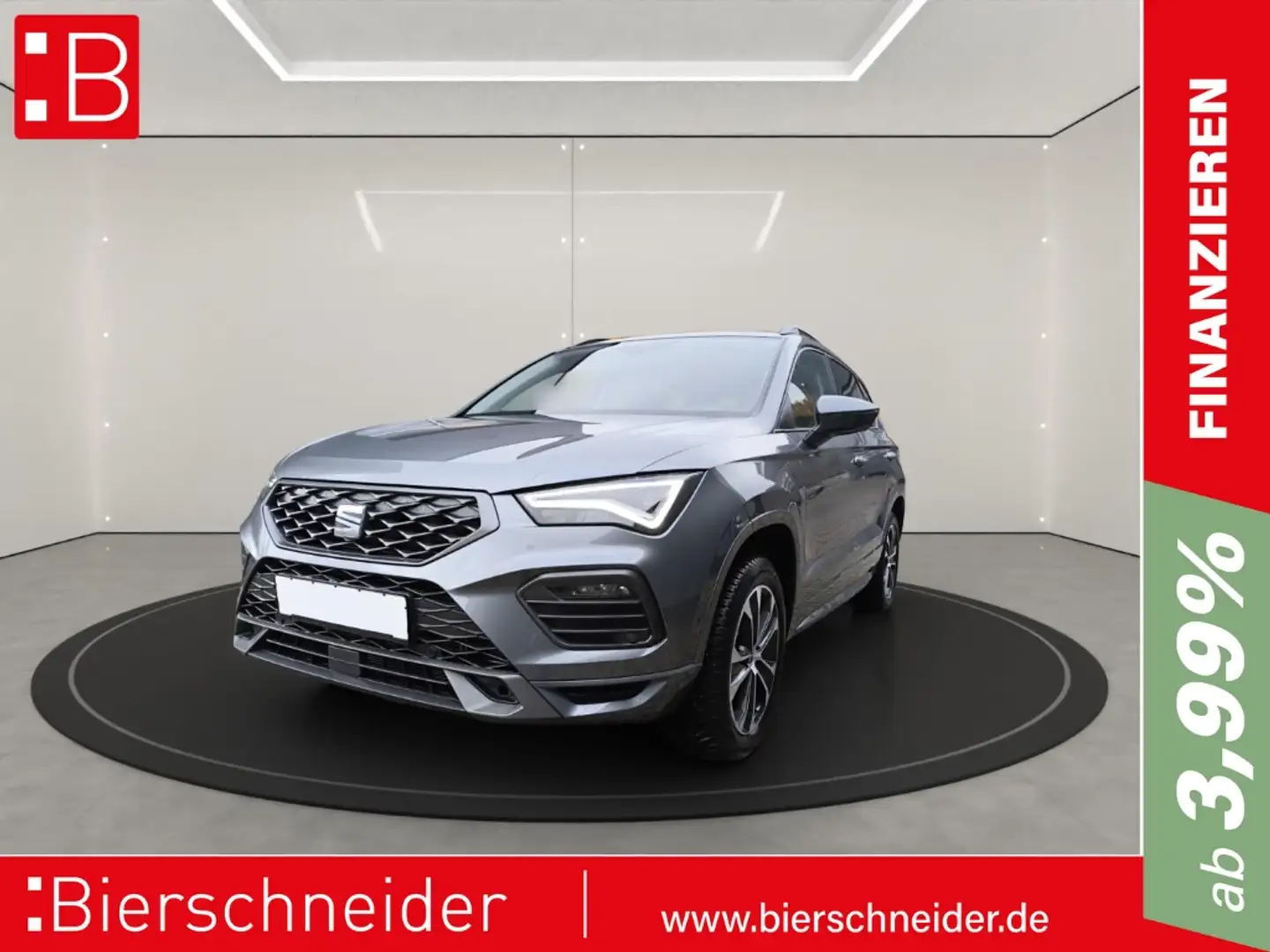 SEAT Ateca 2.0 TDI DSG NAVI AHK LED LENKRADHZG Grau - 1