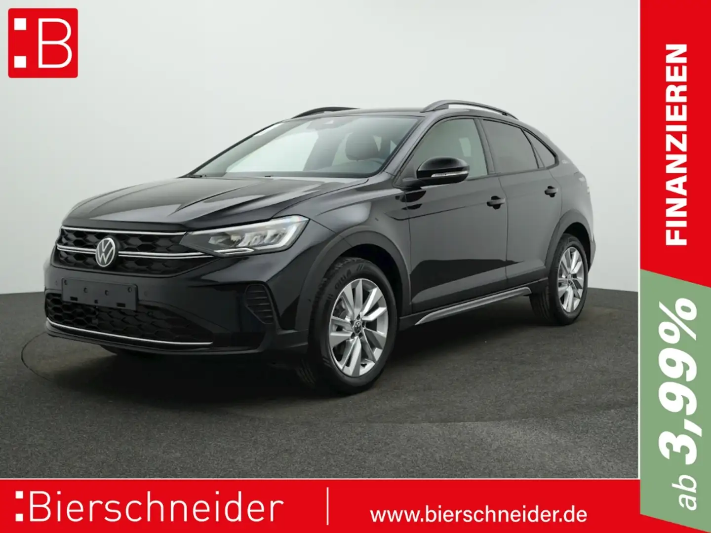 Volkswagen Taigo 1.0 TSI Goal 5-J-GAR AHK KAMERA NAVI LED ACC Schwarz - 1