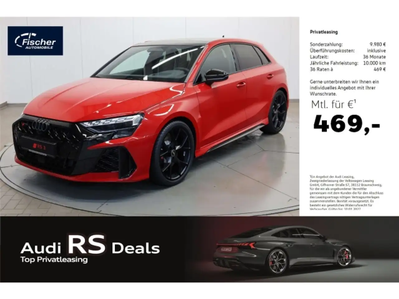 Audi RS3 Sportback TFSI quattro 280 km/h — photo 1 of 15
