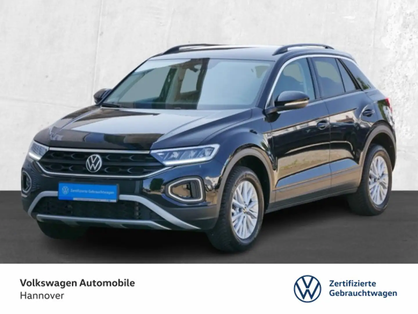 Volkswagen T-Roc 1.0 TSI Life Navi LED DigCockpit PDC SHZ Noir - 1