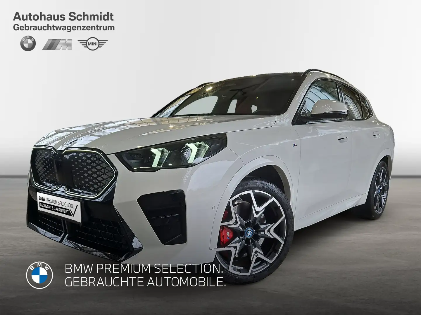 BMW iX2 eDrive20 *M Sportpaket Pro*H&K*Pano*AHK*IconicGlow Blanc - 1