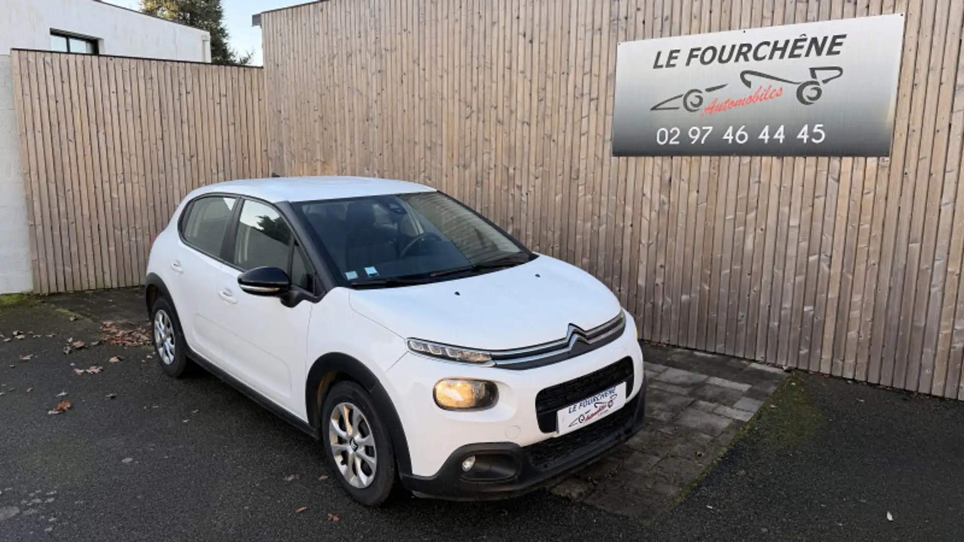 Citroen C3 BLUEHDI 100CH FEEL S\u0026S E6.D-TEMP Blanc - 1