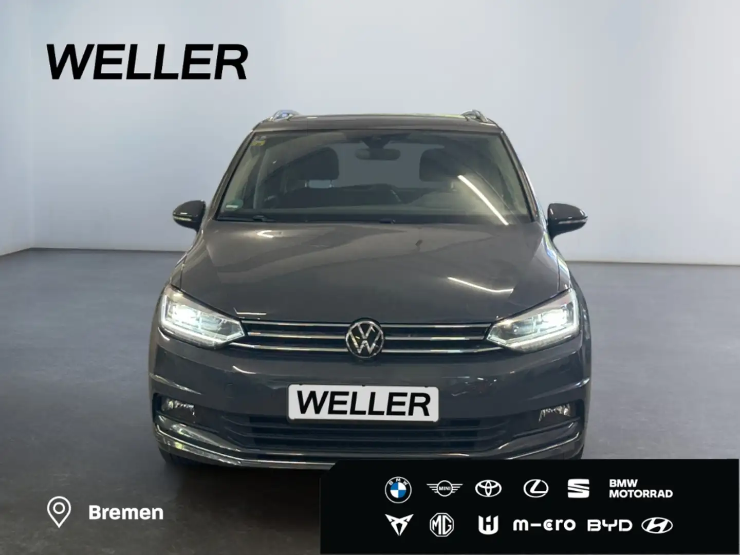 Volkswagen Touran 1.5 TSI ACT DSG Highline *LED*AHK*Pano*CAM* Grau - 2