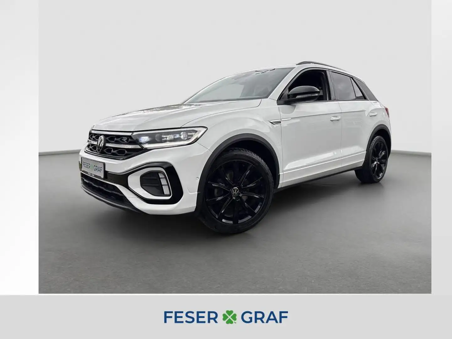 Volkswagen T-Roc TSI R-LINE BlackStyle ACC LED Kamera AHK Weiß - 1