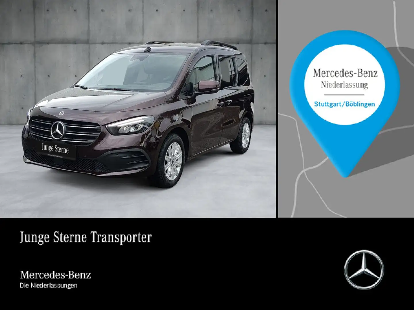 Mercedes-Benz T-Class T 180 d Klimaautom+AHK+Navi+MBUX+ParkP+PTS+Kamera Rot - 1