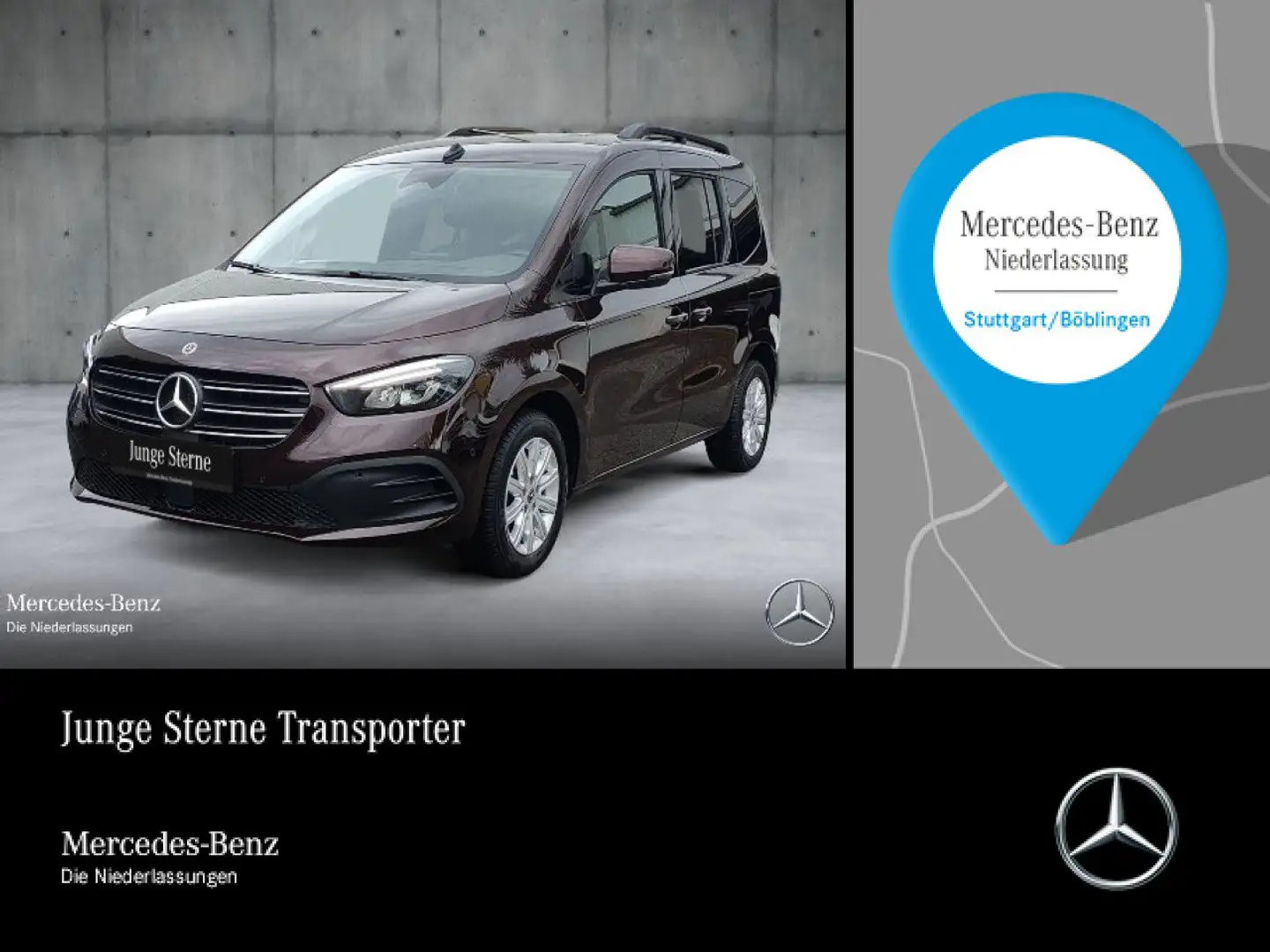 Mercedes-Benz T-Class T 180 d Klimaautom+AHK+Navi+MBUX+ParkP+PTS+Kamera Rot - 1