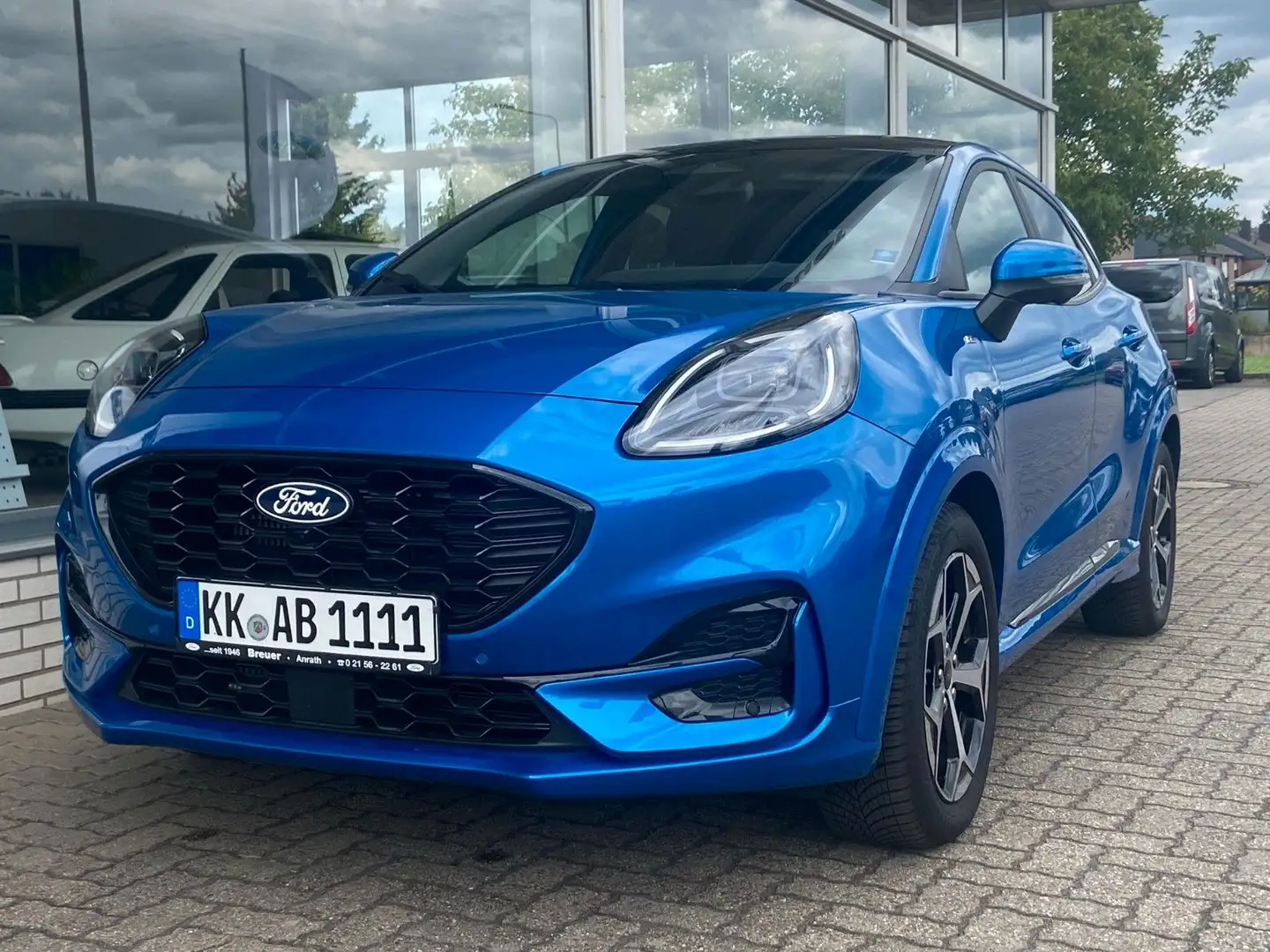 Ford Puma ST-Line Panorama Dach Dienstwagen Automatik Blau - 2