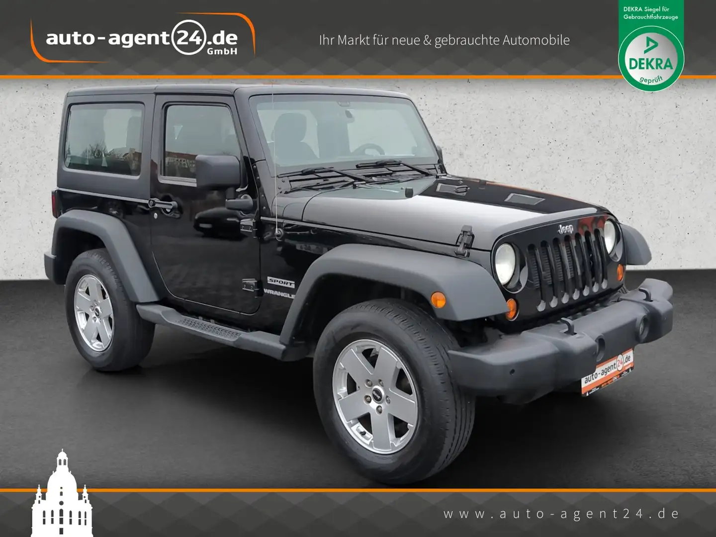 Jeep Wrangler Sport 3.6 V6 4WD /AHK/unfallfrei Schwarz - 1