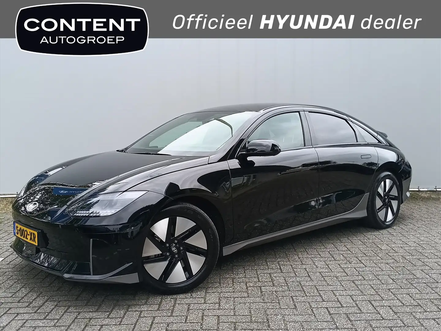 Hyundai IONIQ 6 77,4 kWh 229pk RWD Lounge | Actie! Zwart - 1