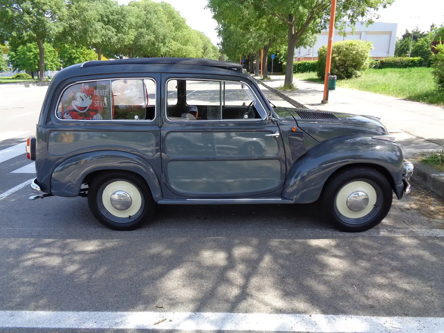 Fiat Topolino Giardiniera Gris - 2