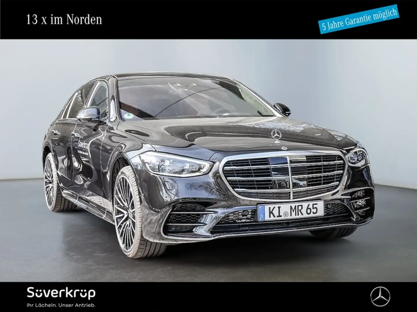 Mercedes-Benz S 580 4M Limo lang BURM AMG NIGHT DISTR SPUR Schwarz - 1