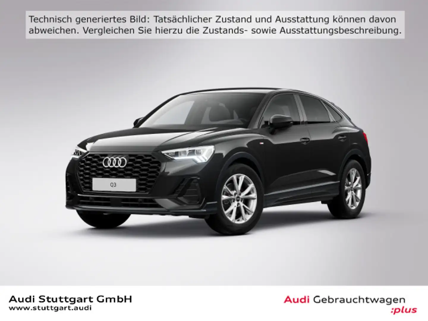 Audi Q3 S line 35 TFSI S Tronic Schwarz - 1
