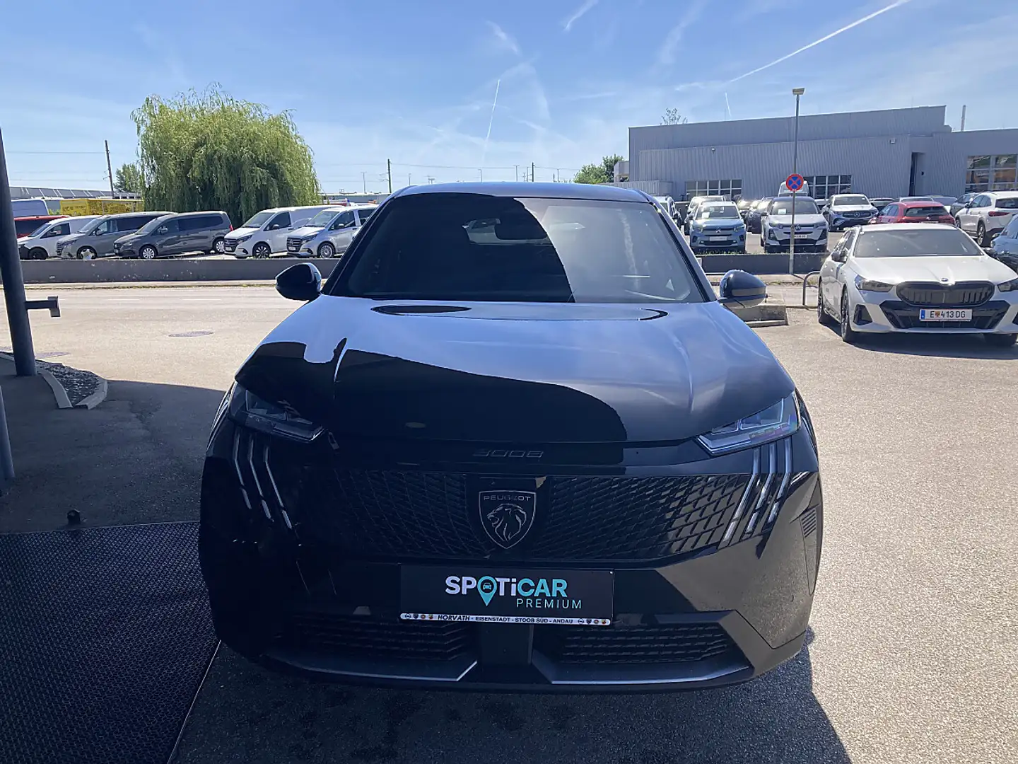 Peugeot 3008 Hybrid 145 E-DCS6 Allure Aut. Schwarz - 2
