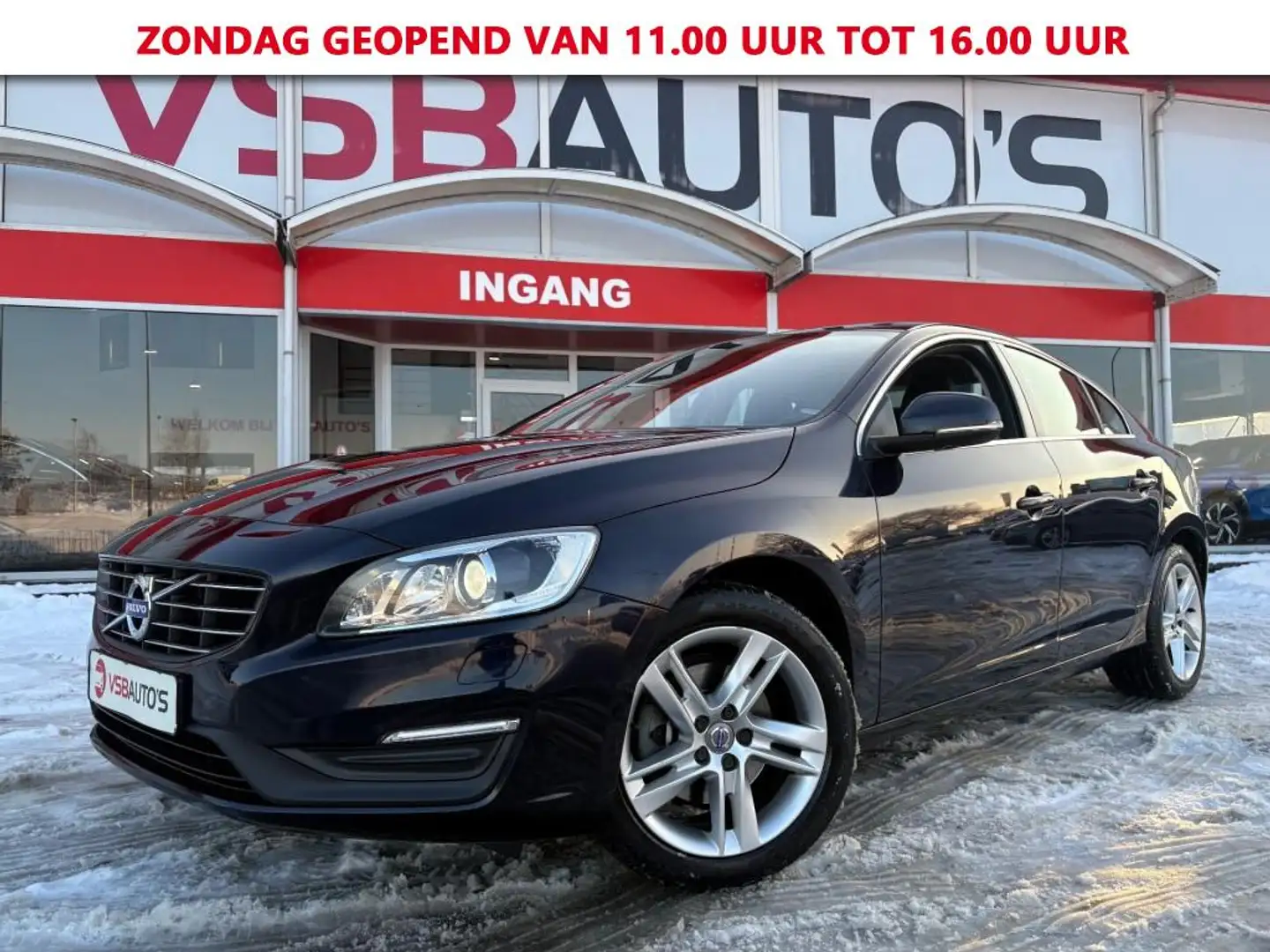 Volvo S60 1.5 T3 NORDIC+ 152PK LED NAVIGATIE TREKHAAK ECC-AI Bleu - 1