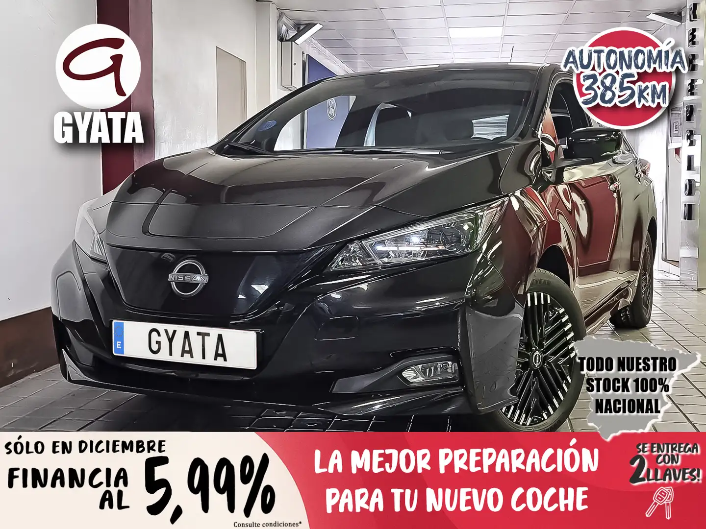 Nissan Leaf 62 kWh e+ Acenta Noir - 1