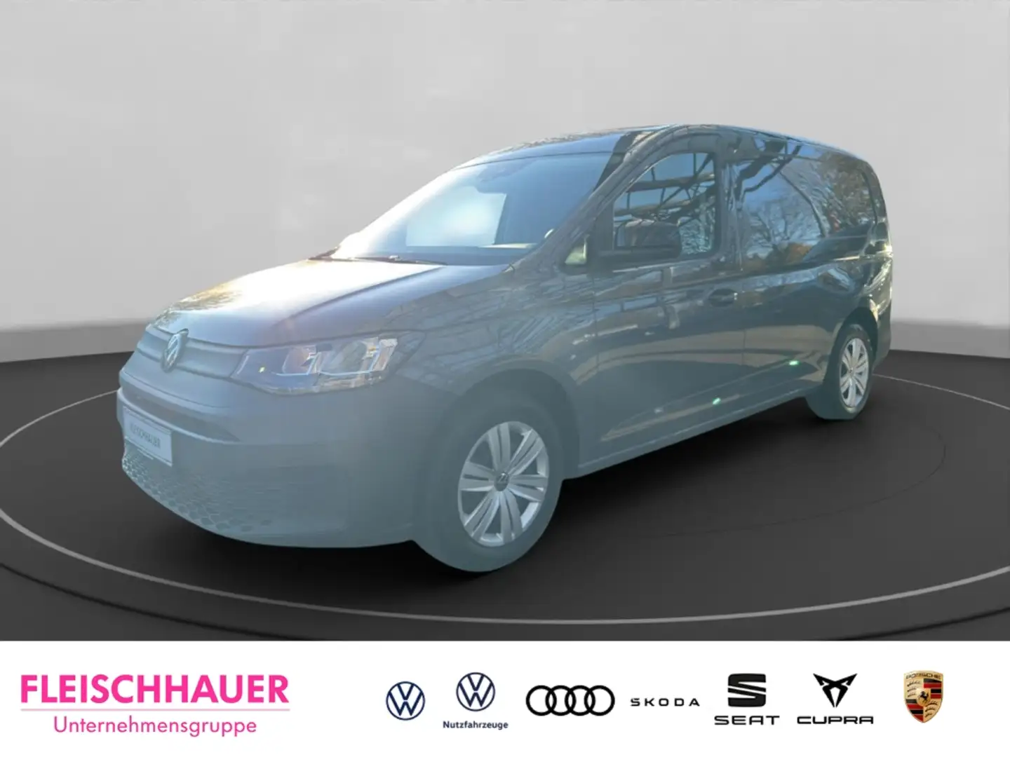 Volkswagen Caddy Cargo 2.0 TDI Navi DAB Ausparkassistent Spurwechse Grau - 1