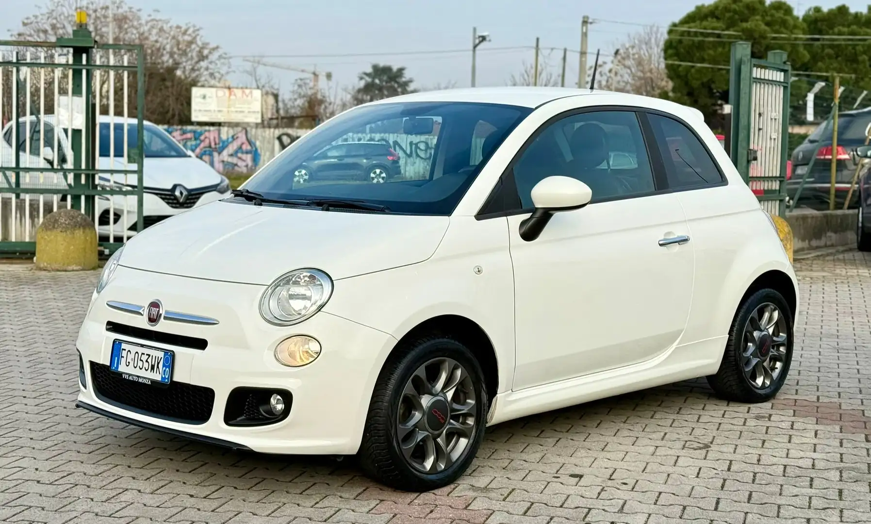 Fiat 500 1.2 SPORT 69cv my14 Blanc - 1