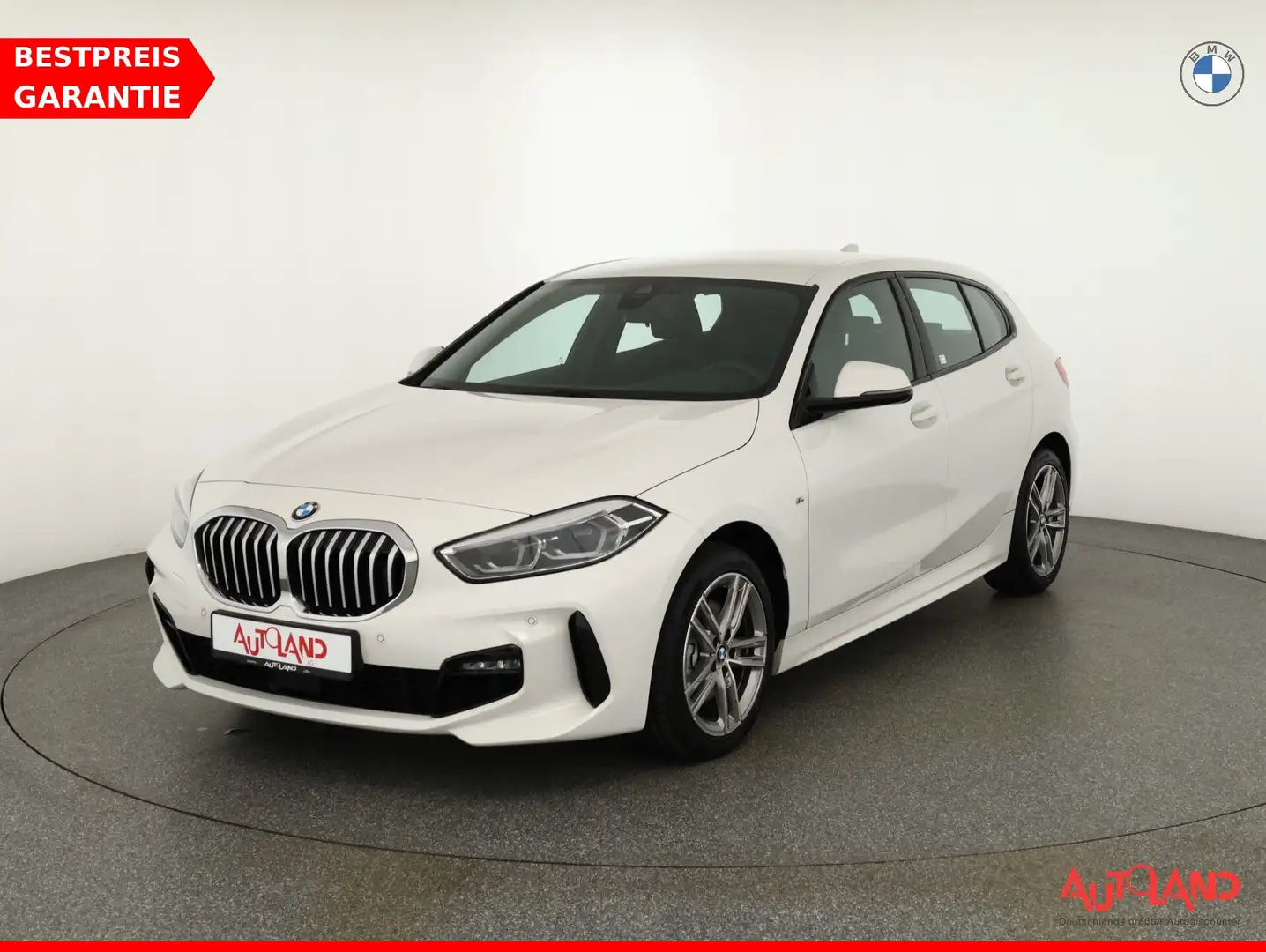 BMW 118 118i M Sport LED Navi Sitzheizung Tempomat PDC Weiß - 1