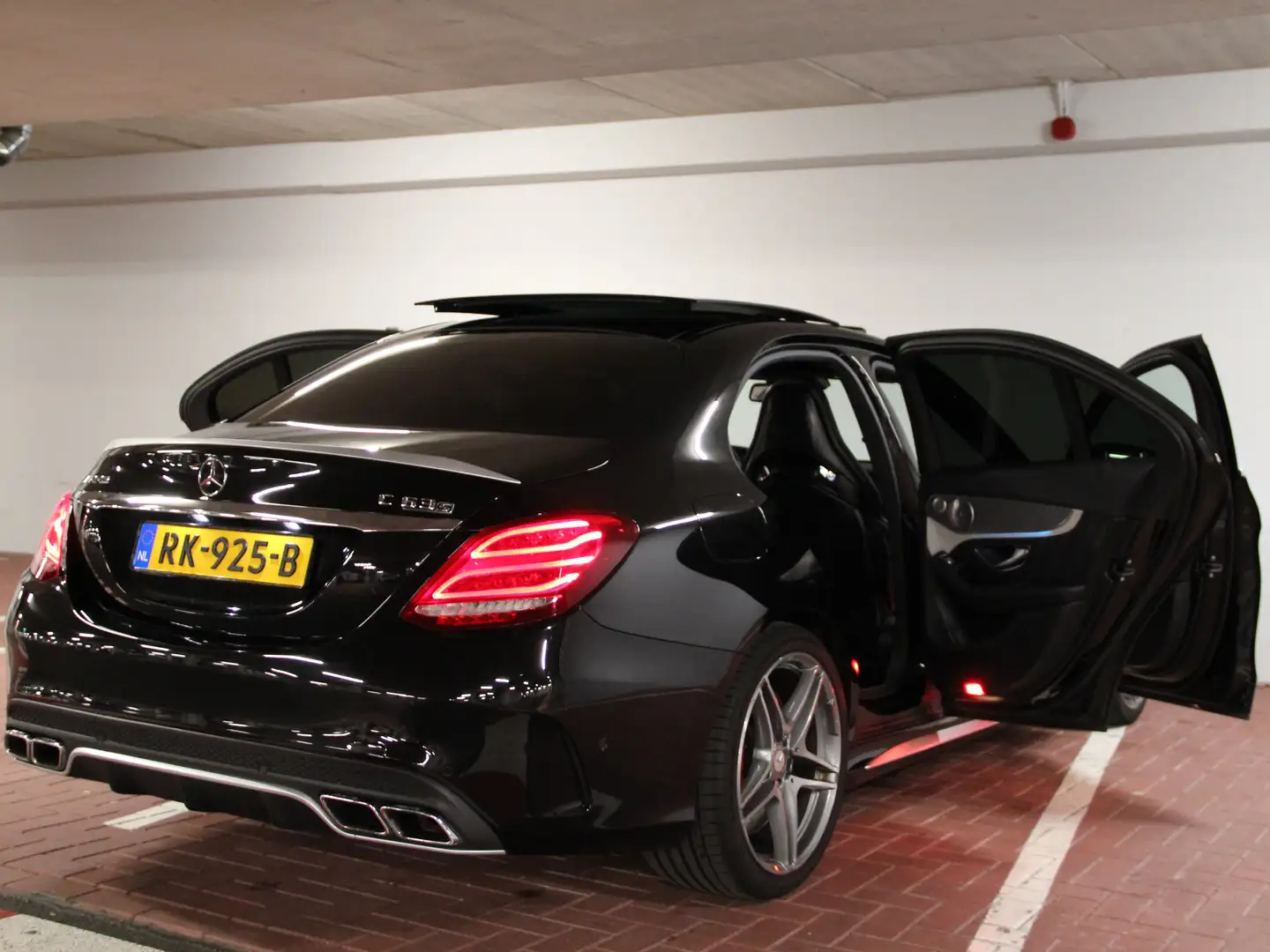 Mercedes-Benz C 63 AMG C 63s AMG Zwart - 1