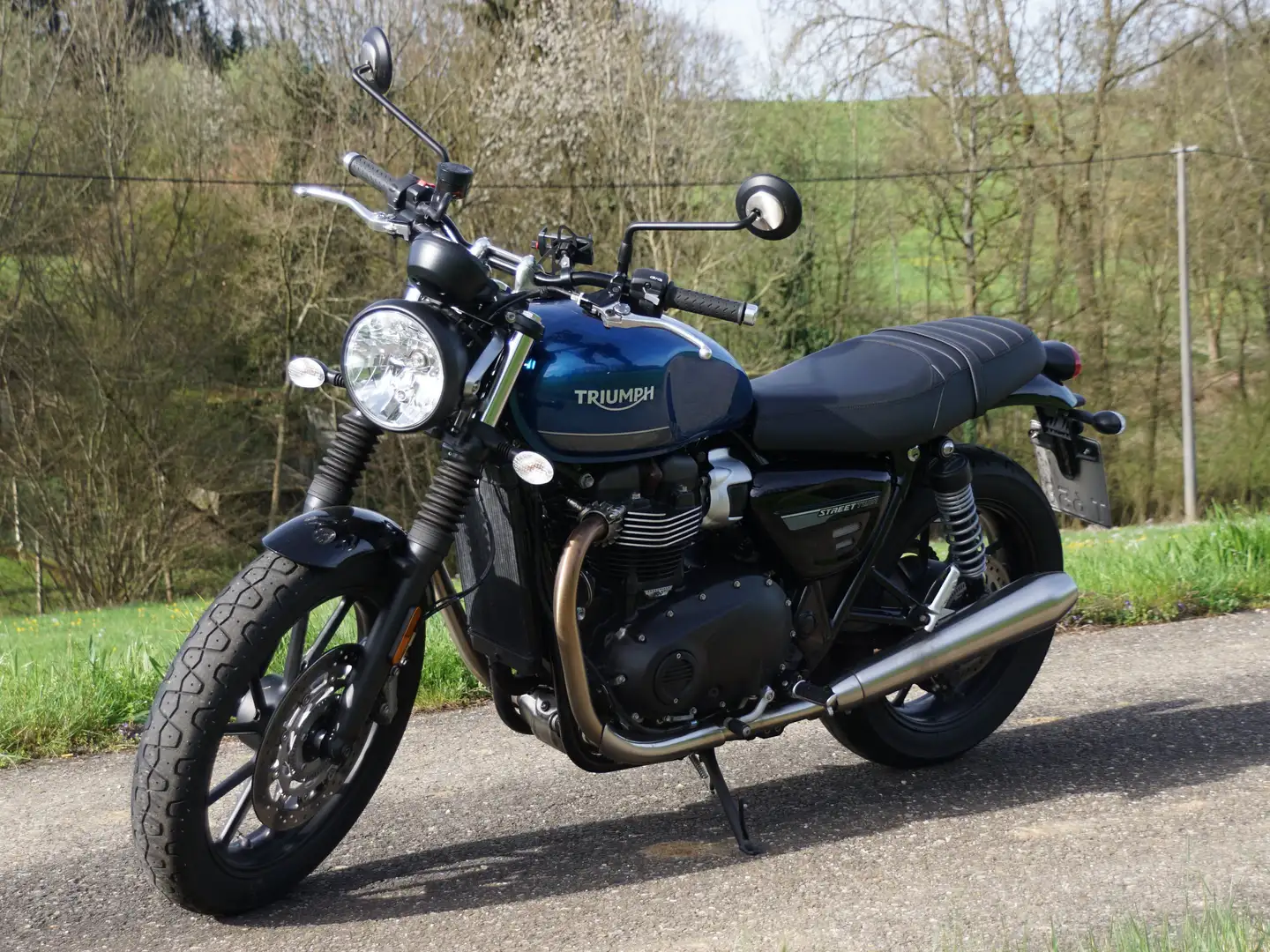 Triumph Street Twin Синий - 1