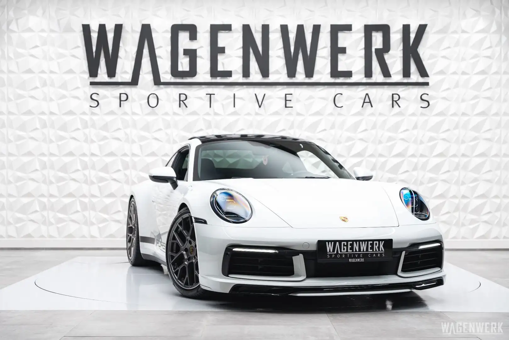 Porsche 992 Carrera Coupé PDK UNIKAT 1OF1 GLASDACH BOSE 14-WE Blanco - 1