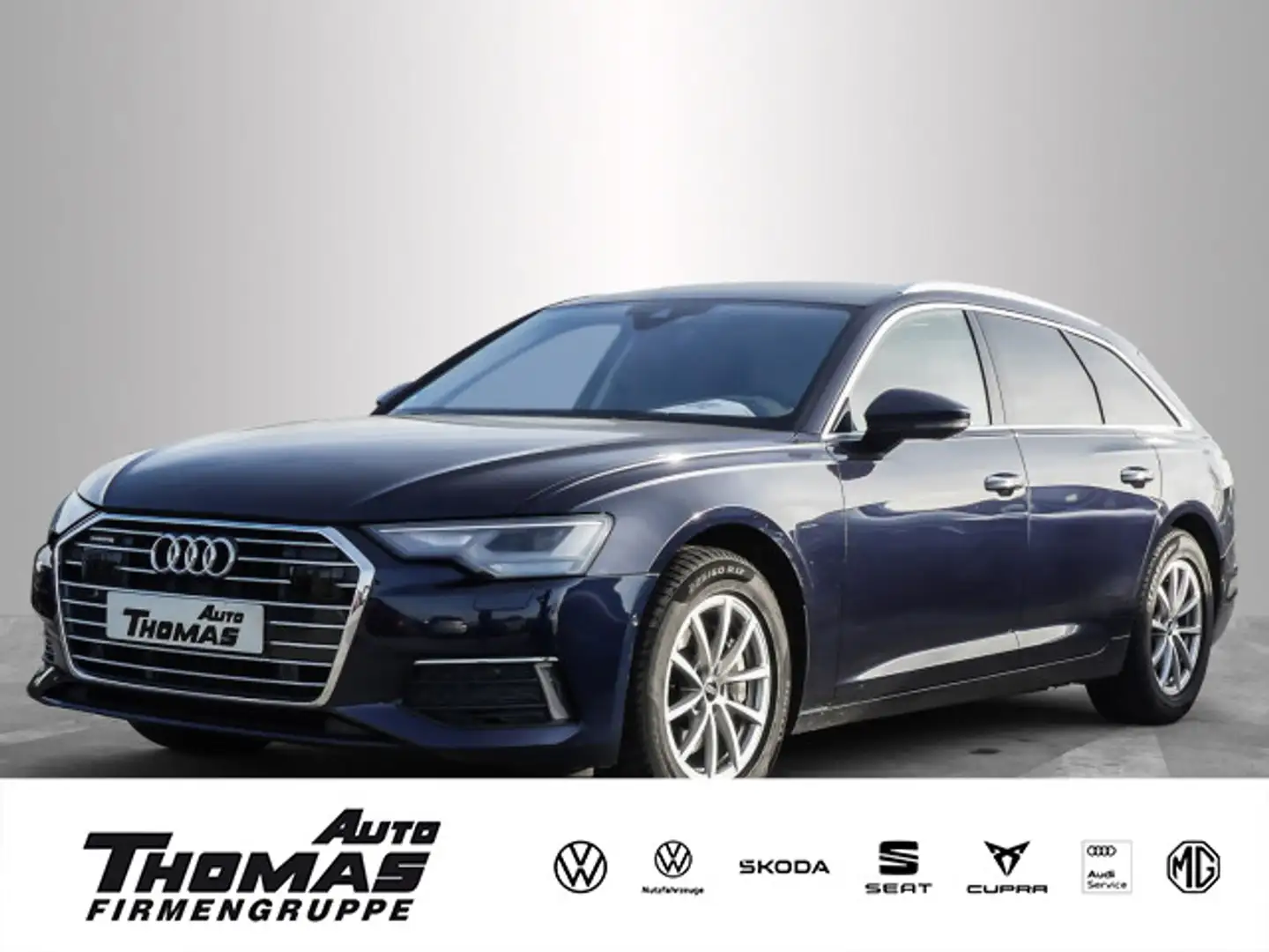Audi A6 design 45 TDI quattro S tronic NAV+AHK Blau - 1