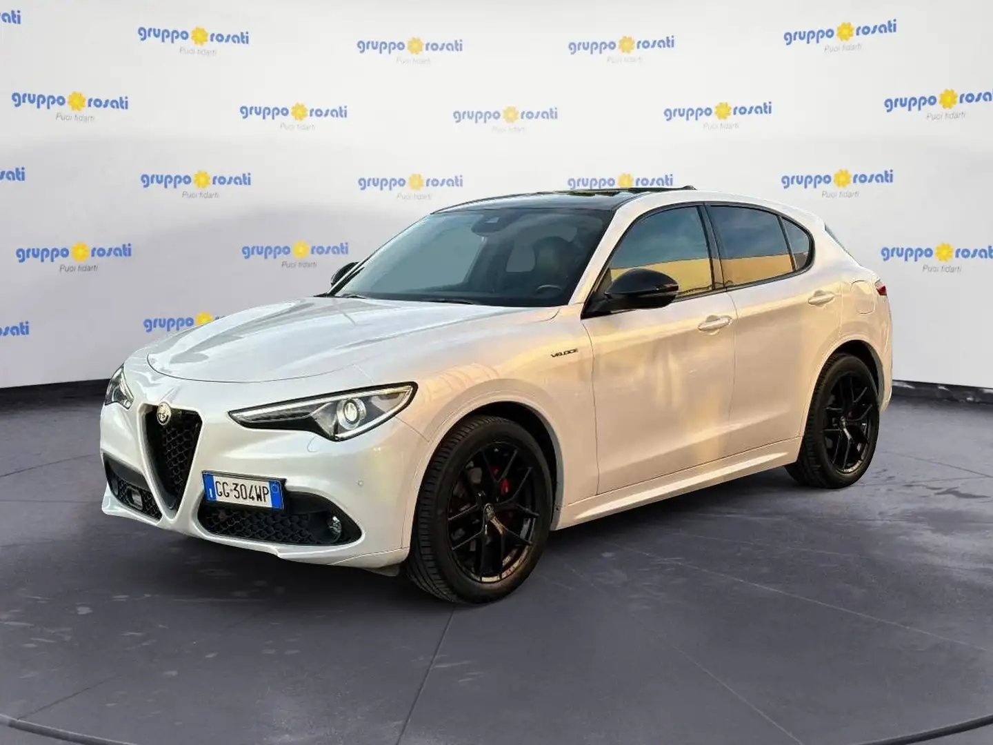 Alfa Romeo Stelvio 2.2 Turbodiesel 210 CV AT8 Q4 Veloce Tì Blanc - 1