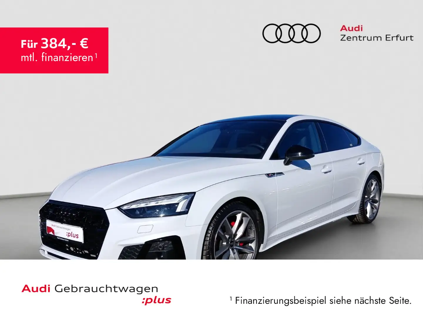 Audi A5 40 TFSI quattro S-tronic S line bus Blanc - 1