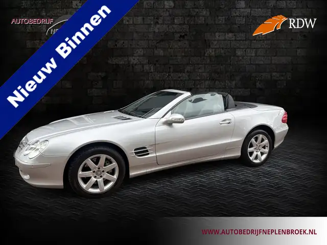 Mercedes-Benz SL 500 Roadster AUT 2002 Grijs 37430 km uniek youngtimer