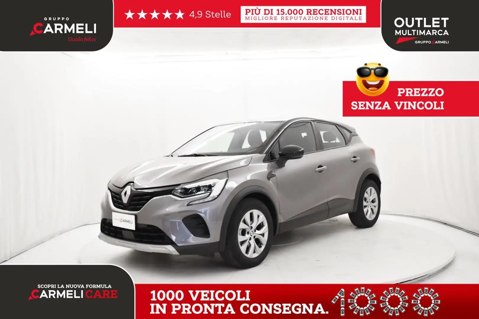 Renault Captur 1.0 tce Business 90cv my21 Grau - 1