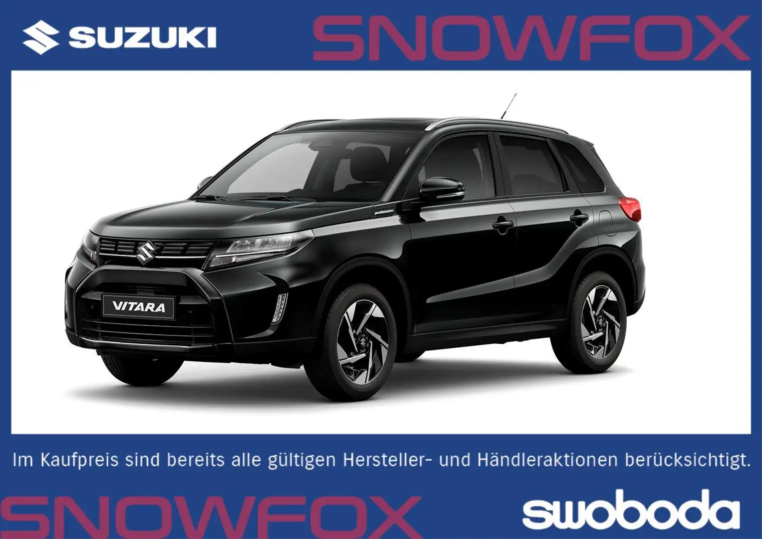 Suzuki Vitara 1,5 Hybrid ALLGRIP 6AGS flash Schwarz - 1