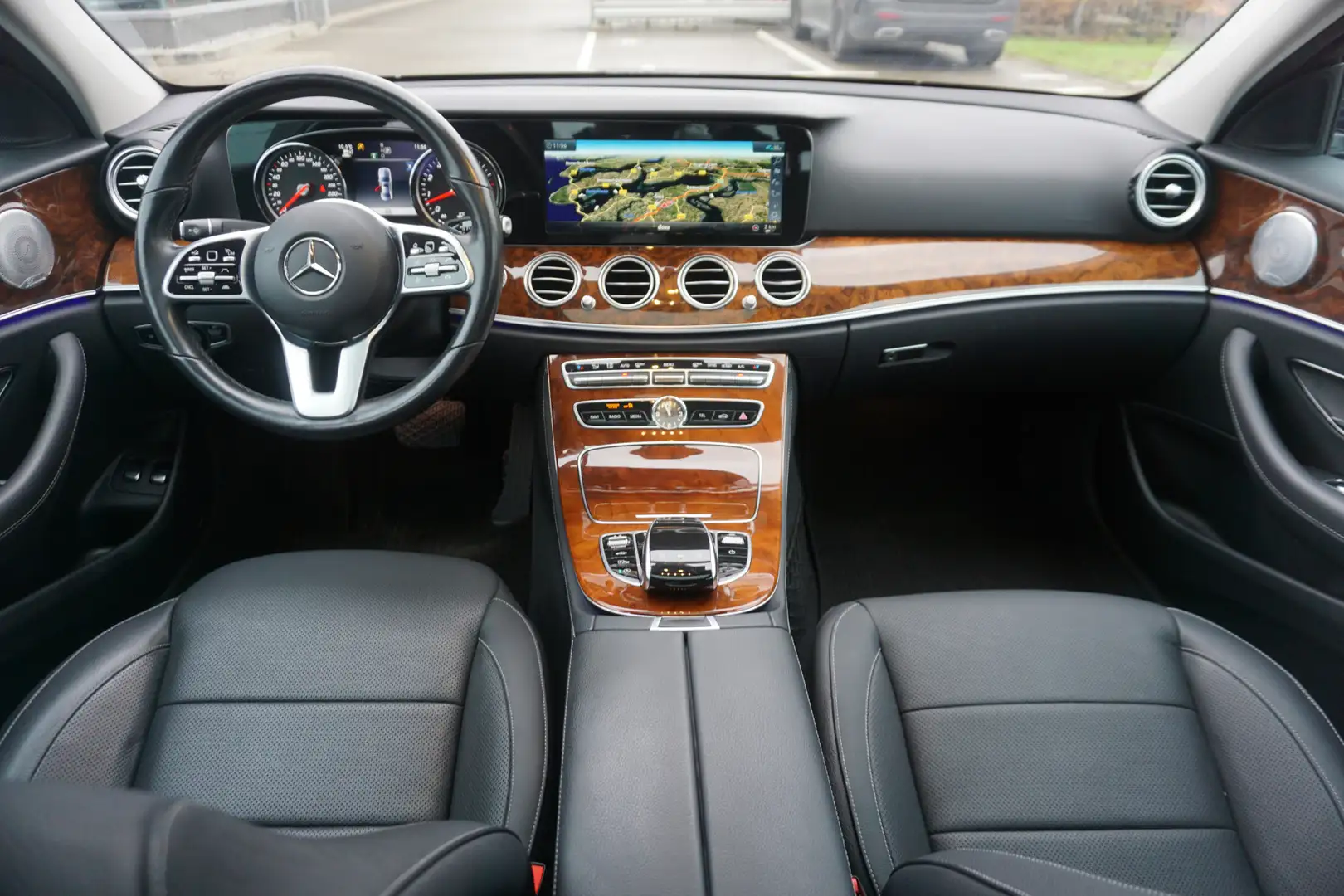 Mercedes-Benz E 450 4MATIC Premium Plus l Schuif- Kanteldak l Luchtver Blauw - 2