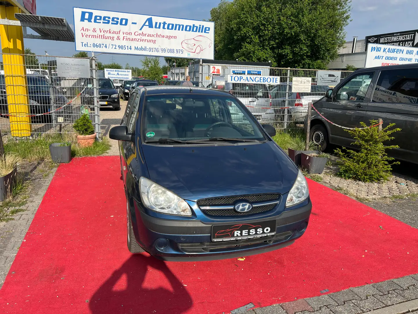 Hyundai Getz 1.1 *93.000 KM ORIGINAL*2-HAND*HU:10-2026* Blauw - 1