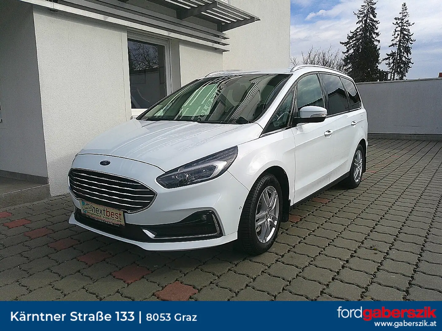 Ford Galaxy 2,5 Duratec Hybrid Titanium Aut. Weiß - 1