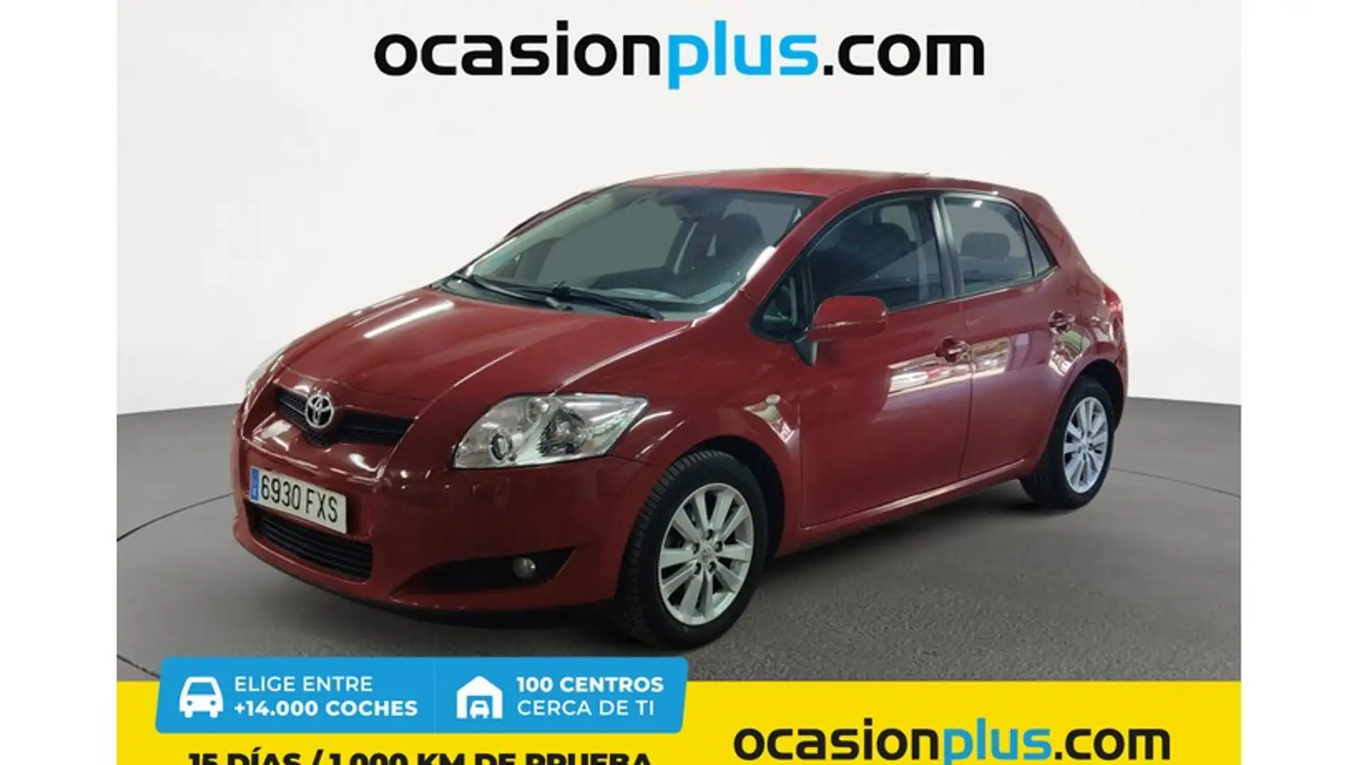 Toyota Auris 1.6 VVT-i Sol M/M Rojo - 1