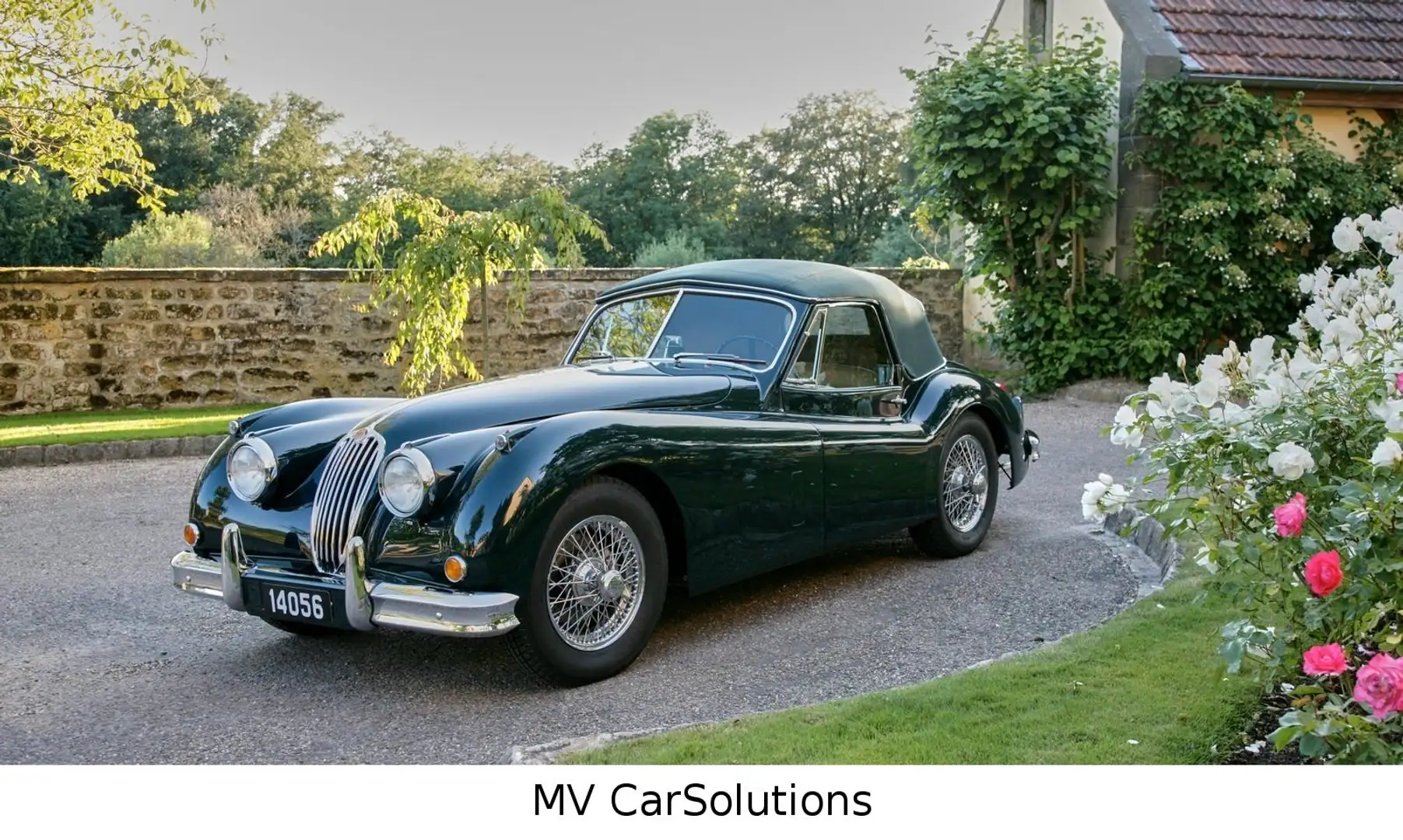 Jaguar XK 140 SE|DHC|HERITAGE CERTIFICATE|MATCHING Verde - 1