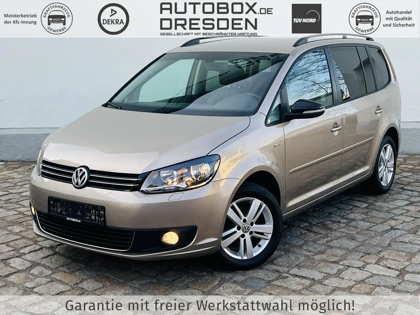 Volkswagen Touran DSG  Match +STHZ+SHZ+PDC+TEMPOMAT+ Beige - 1