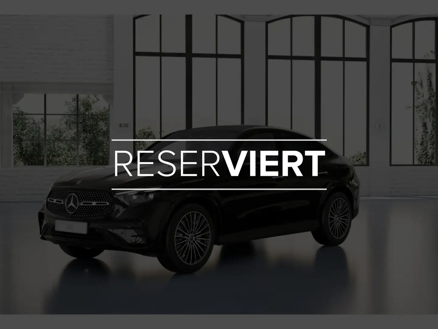 Mercedes-Benz GLC 300 d e 4MATIC mit EQ Hybrid Technologie Coupé Schwarz - 1