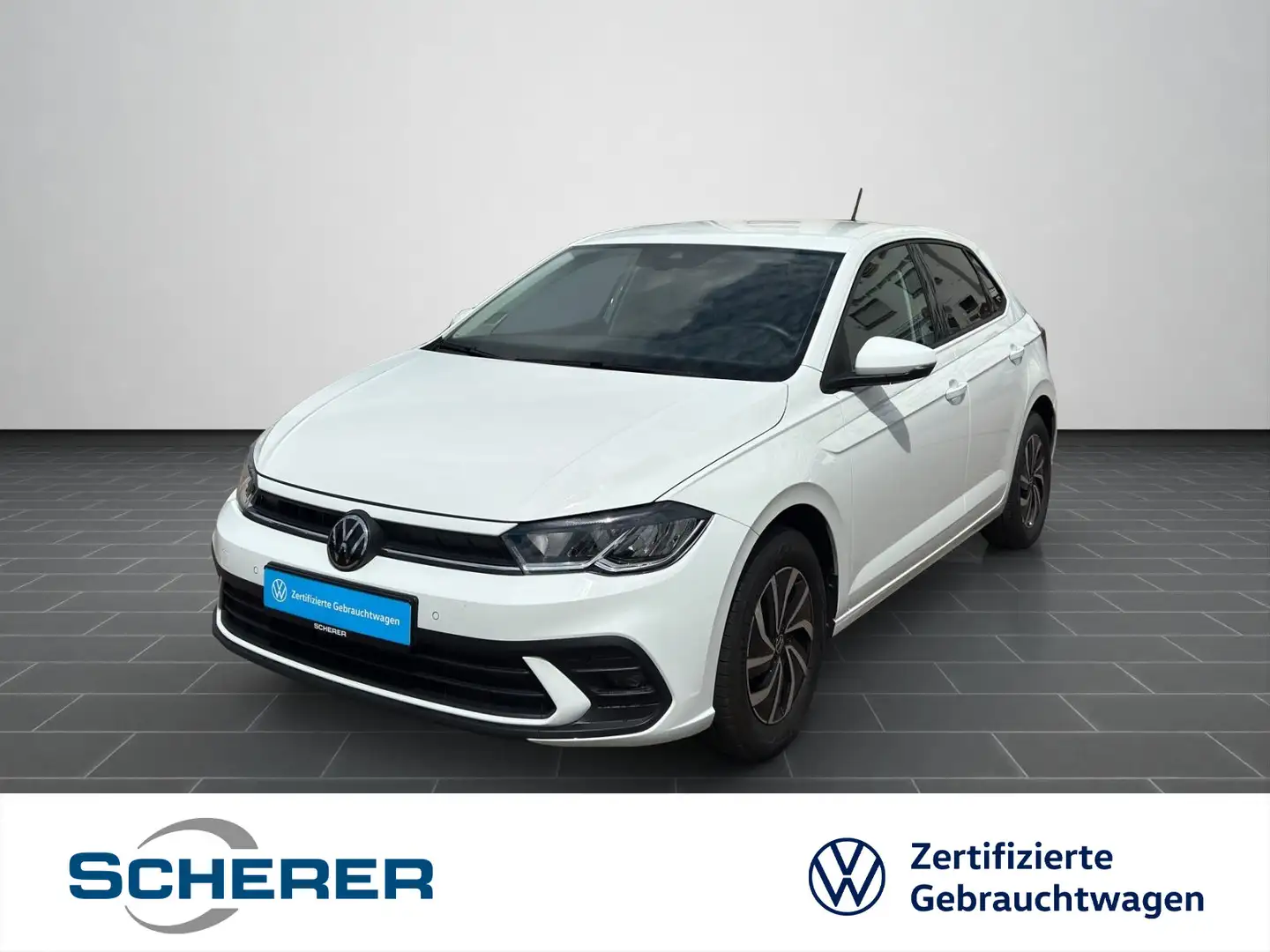 Volkswagen Polo Life 1.0 TSI LED REAR VIEW AIR CARE SHZ PDC Blanc - 1