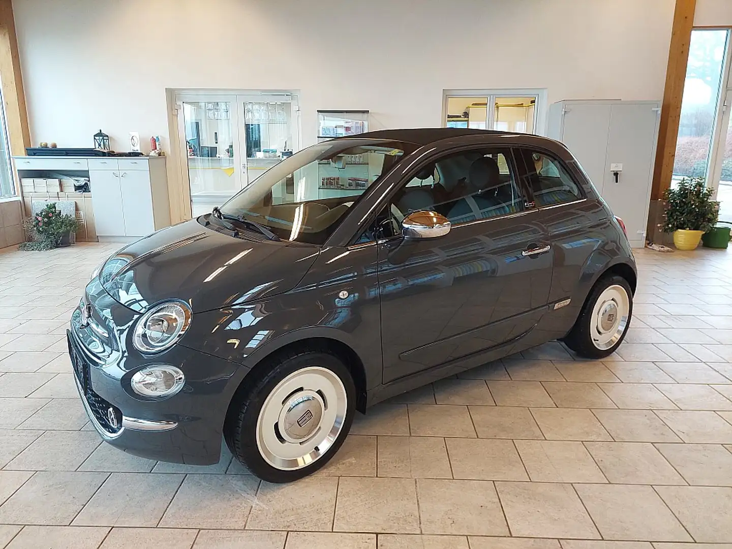 Fiat 500C 0,9 TwinAir Turbo 85 Anniversario Gri - 2