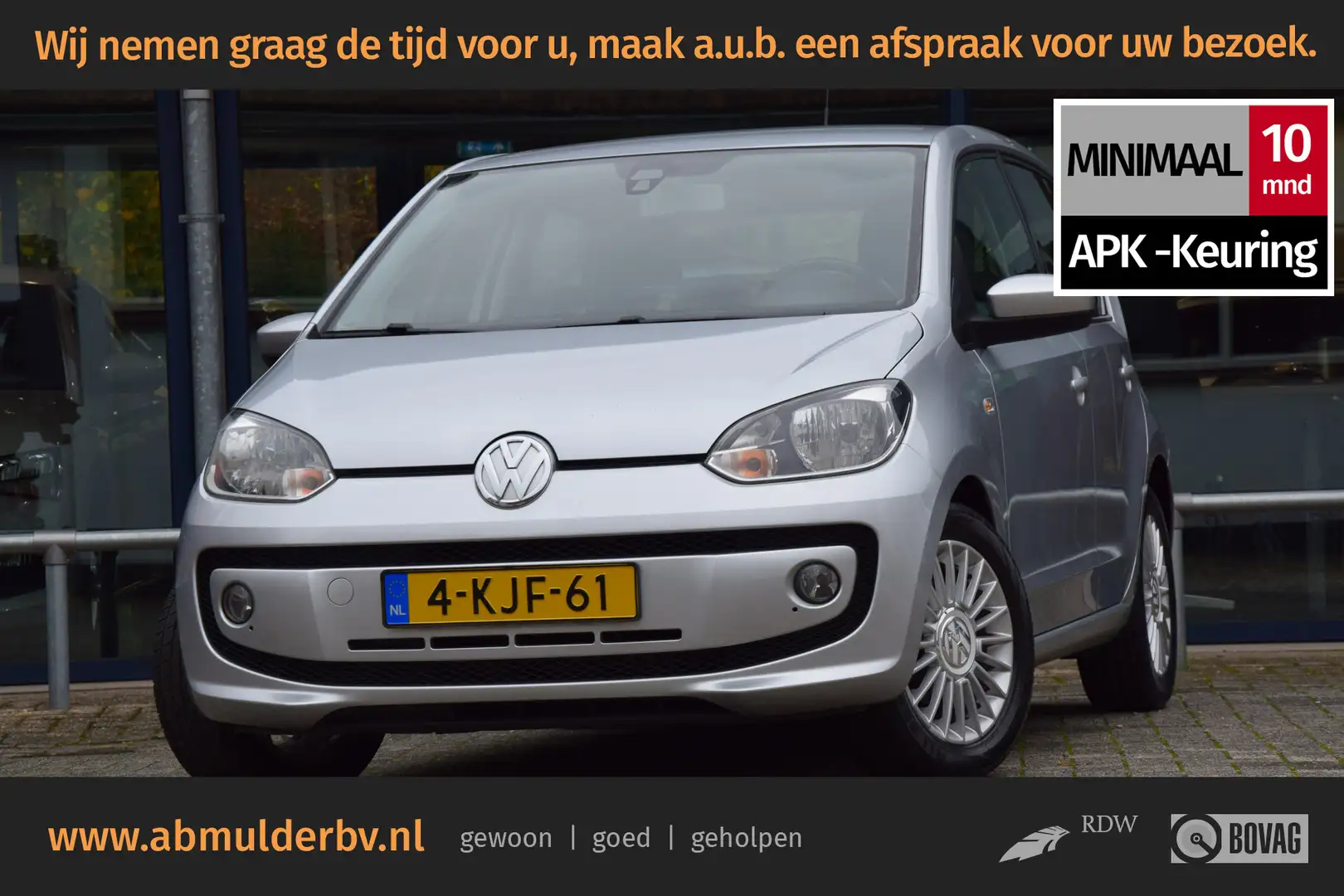 Volkswagen up! 1.0 high up! BlueMotion 5Deurs | Org. NL | Incl. N Gris - 1