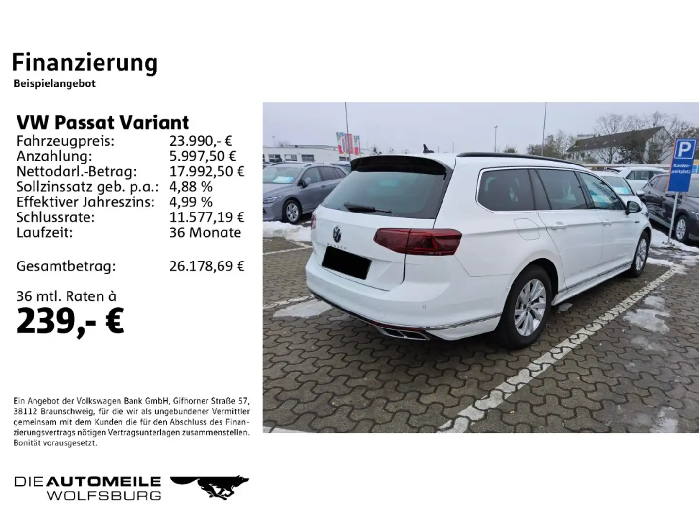 Volkswagen Passat Variant 1.5 TSI DSG R-Line AHK/Rückkam/Mu Weiß - 2