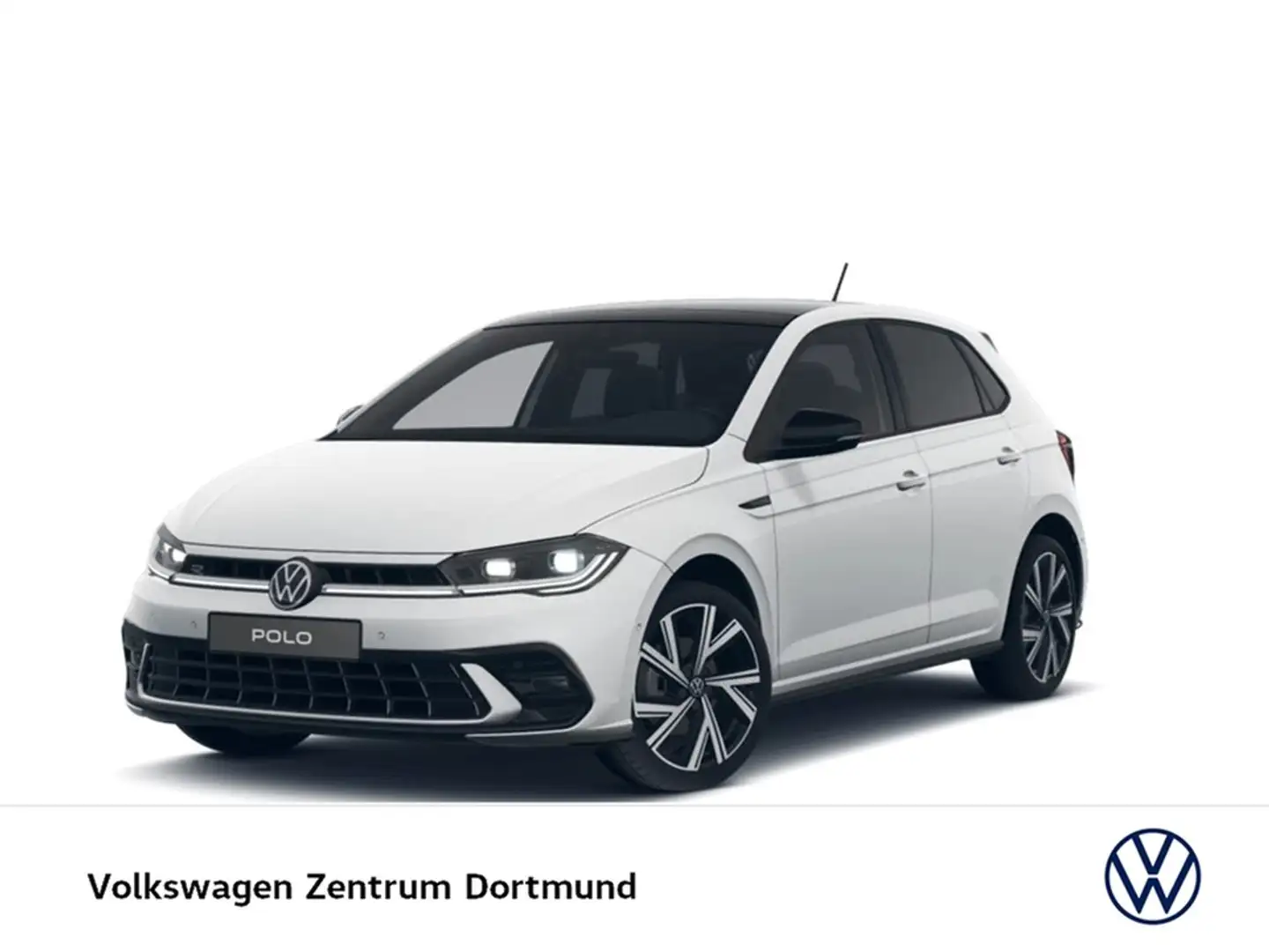Volkswagen Polo 1.0 R-LINE DSG PANO KEYLESS NAVI CAM LM17 Weiß - 2